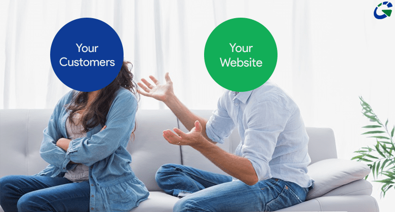 website chasing away visitors