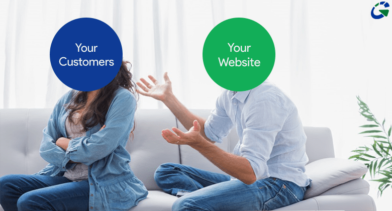 Website chasing away visitors