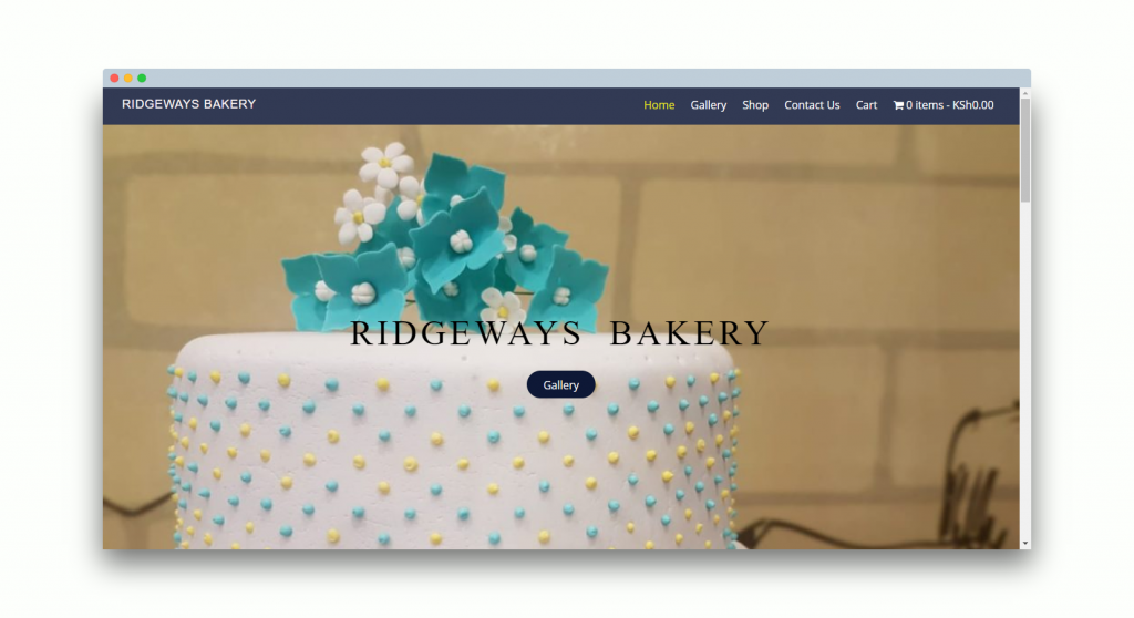ridgeways bakery website